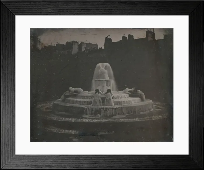 Framed Print : Fountain, Place du Chateau d Eau, Paris, 1841-42 Framed Print : Fountain, Place du Chateau d Eau, Paris, 1841-42
