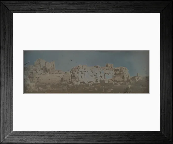 Framed Print : Hexagonal Court, Temple of Jupiter, Baalbek, 1843. Creator Framed Print : Hexagonal Court, Temple of Jupiter, Baalbek, 1843. Creator