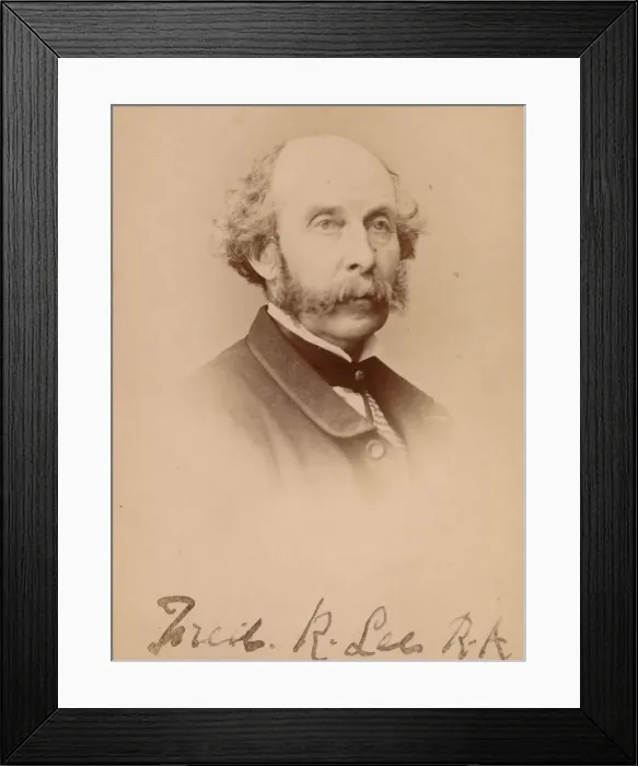 Framed Print : Frederick Richard Lee, 1860s. Creator: John & Charles Watkins Framed Print : Frederick Richard Lee, 1860s. Creator: John & Charles Watkins