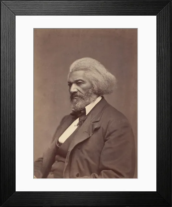 Framed Print : Frederick Douglass, ca. 1880. Creator: Mathew Brady Framed Print : Frederick Douglass, ca. 1880. Creator: Mathew Brady