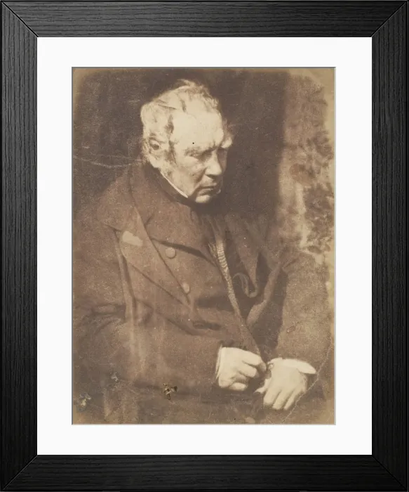 Framed Print : General John Munro, Teanich, 1843-47. Creators: David Octavius Hill, Robert Adamson Framed Print : General John Munro, Teanich, 1843-47. Creators: David Octavius Hill, Robert Adamson
