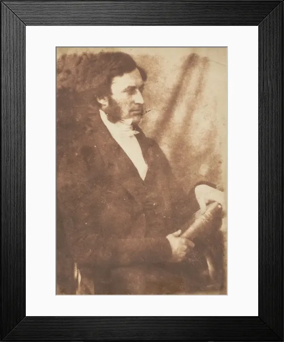 Framed Print : [Man], 1843-47. Creators: David Octavius Hill, Robert Adamson, Hill & Adamson