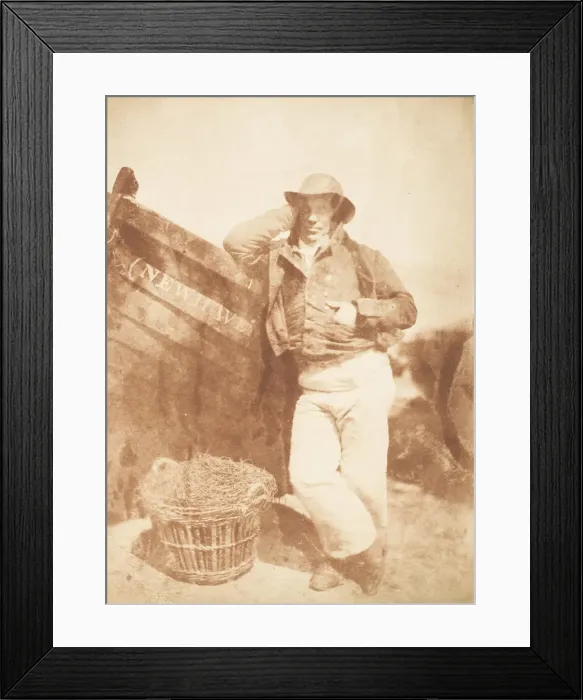 Framed Print : Newhaven Fisherman, 1843-47. Creators: David Octavius Hill, Robert Adamson Framed Print : Newhaven Fisherman, 1843-47. Creators: David Octavius Hill, Robert Adamson