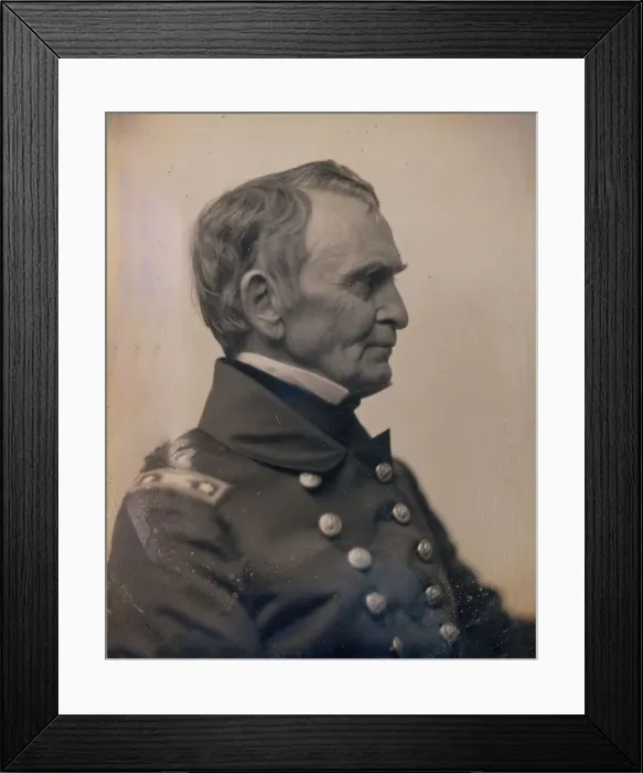 Framed Print : Commodore Charles Morris, ca. 1850. Creators: Josiah Johnson Hawes Framed Print : Commodore Charles Morris, ca. 1850. Creators: Josiah Johnson Hawes