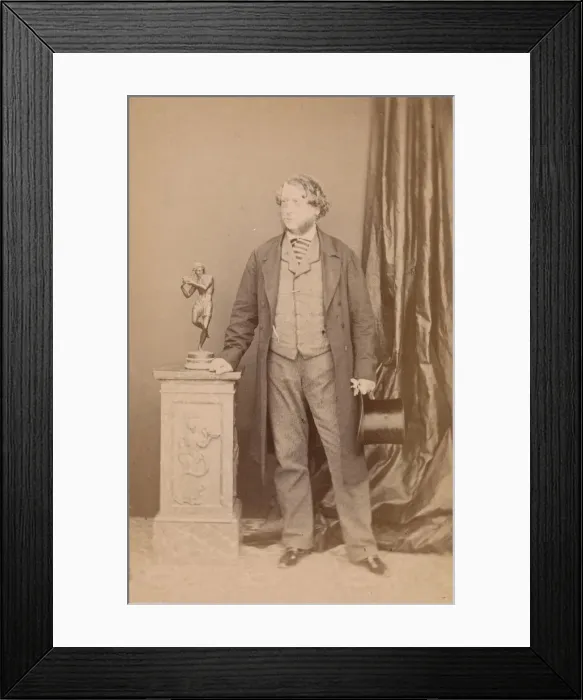 Framed Print : William Dyce, 1860s. Creator: John & Charles Watkins Framed Print : William Dyce, 1860s. Creator: John & Charles Watkins