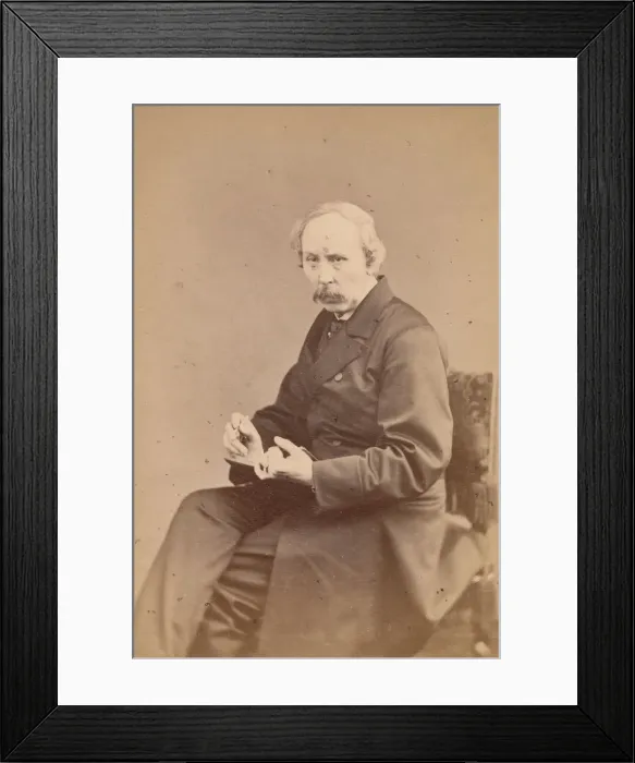 Framed Print : Joseph John Jenkins, 1860s. Creator: John & Charles Watkins Framed Print : Joseph John Jenkins, 1860s. Creator: John & Charles Watkins