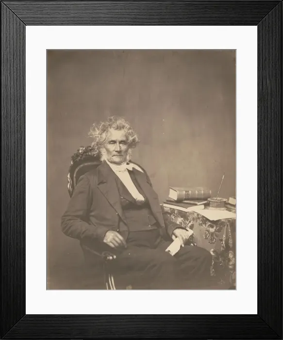 Framed Print : Peter Force, ca. 1858. Creator: Mathew Brady Framed Print : Peter Force, ca. 1858. Creator: Mathew Brady