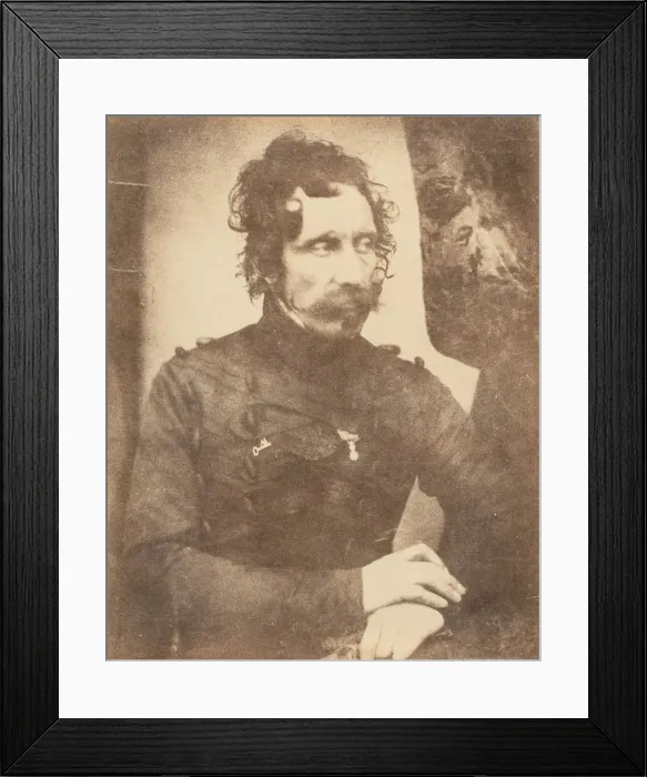 Framed Print : Sobieski Stuart, 1843-47. Creators: David Octavius Hill, Robert Adamson Framed Print : Sobieski Stuart, 1843-47. Creators: David Octavius Hill, Robert Adamson