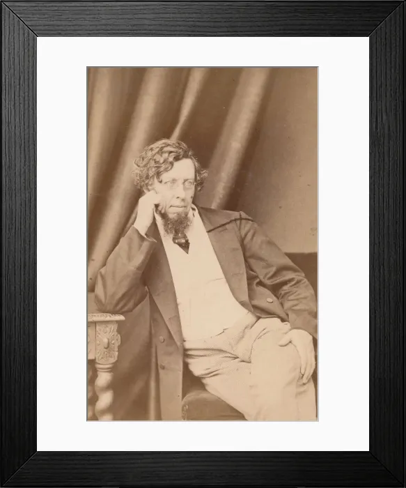 Framed Print : William Collingwood Smith, 1860s. Creator: John & Charles Watkins Framed Print : William Collingwood Smith, 1860s. Creator: John & Charles Watkins