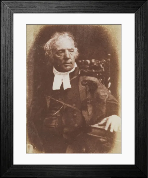 Framed Print : Rev. Dr. Thomas Chalmers, ca. 1843. Creators: David Octavius Hill, Robert Adamson Framed Print : Rev. Dr. Thomas Chalmers, ca. 1843. Creators: David Octavius Hill, Robert Adamson