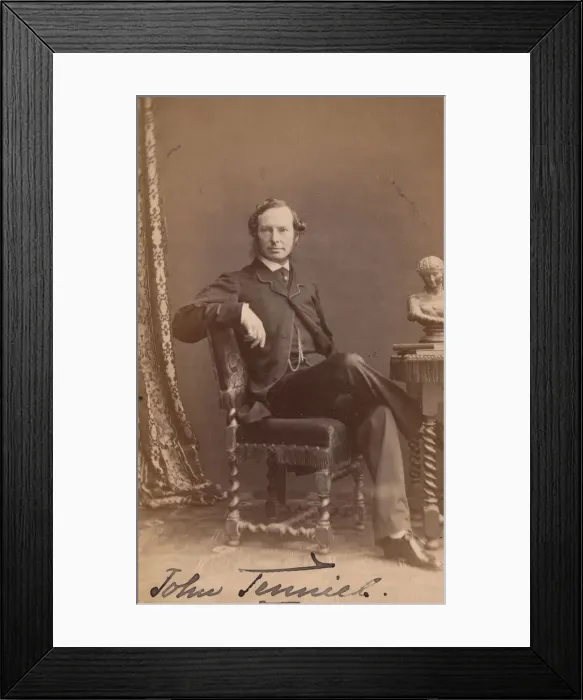 Framed Print : [John Tenniel], 1860s. Creator: John & Charles Watkins