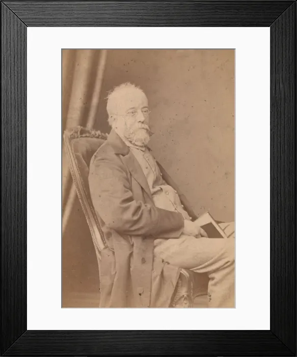 Framed Print : Samuel Palmer, 1860s. Creator: John & Charles Watkins Framed Print : Samuel Palmer, 1860s. Creator: John & Charles Watkins