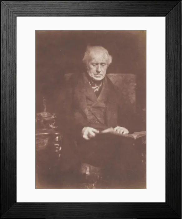 Framed Print : Sir David Brewster, ca. 1844. Creators: David Octavius Hill, Robert Adamson Framed Print : Sir David Brewster, ca. 1844. Creators: David Octavius Hill, Robert Adamson