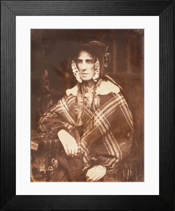 Framed Print : Mrs. Shanker, 1843-47. Creators: David Octavius Hill, Robert Adamson, Hill & Adamson Framed Print : Mrs. Shanker, 1843-47. Creators: David Octavius Hill, Robert Adamson, Hill & Adamson