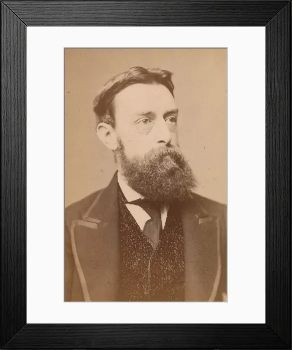 Framed Print : Edward John Poynter, 1860s. Creator: John & Charles Watkins Framed Print : Edward John Poynter, 1860s. Creator: John & Charles Watkins