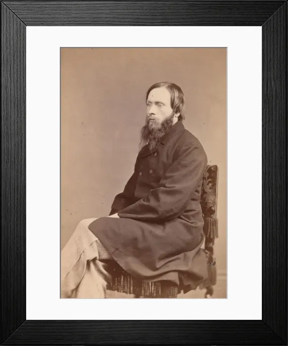 Framed Print : Edward Burne-Jones, 1860s. Creator: John & Charles Watkins Framed Print : Edward Burne-Jones, 1860s. Creator: John & Charles Watkins