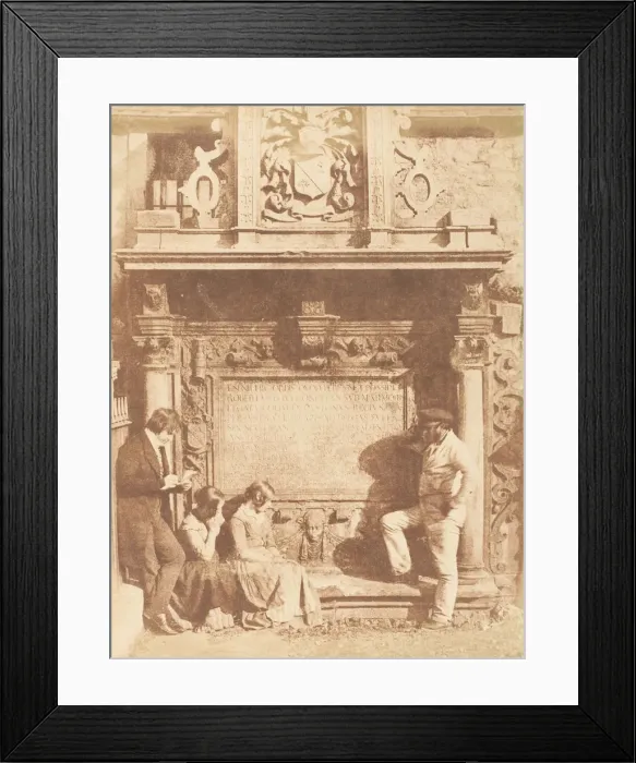Framed Print : Edinburgh. Greyfriars Churchyard, 1843-47. Creators: David Octavius Hill, Robert Adamson Framed Print : Edinburgh. Greyfriars Churchyard, 1843-47. Creators: David Octavius Hill, Robert Adamson