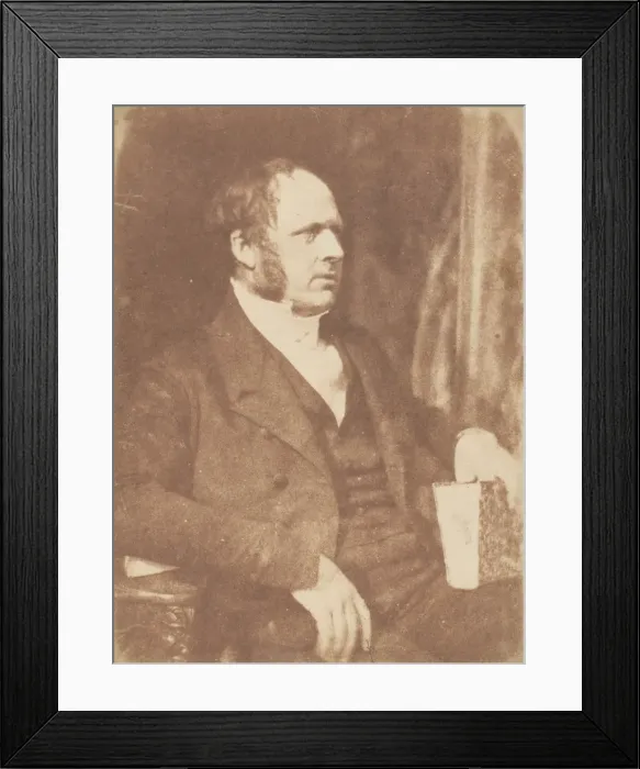 Framed Print : [Man], 1843-47. Creators: David Octavius Hill, Robert Adamson, Hill & Adamson