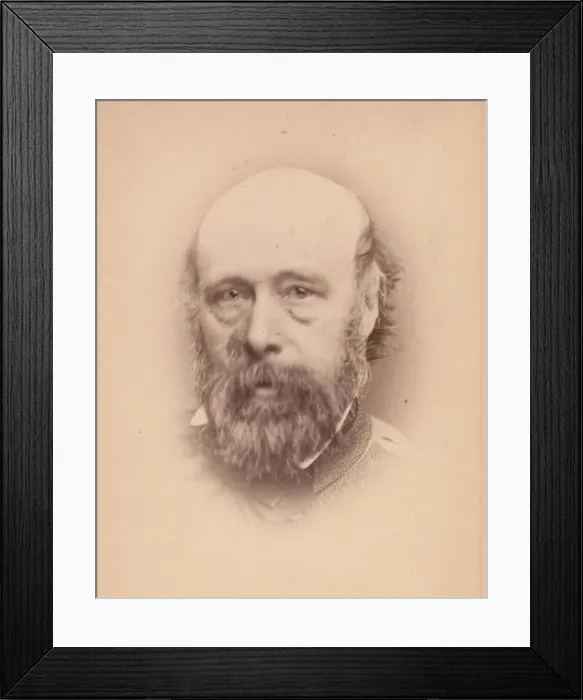 Framed Print : Paul Falconer Poole, 1860s. Creator: John & Charles Watkins Framed Print : Paul Falconer Poole, 1860s. Creator: John & Charles Watkins