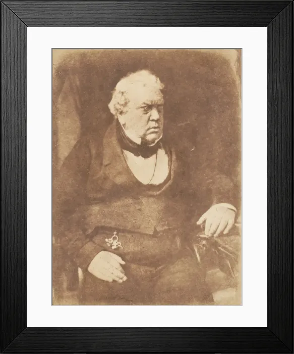 Framed Print : Lord Robertson, 1843-47. Creators: David Octavius Hill, Robert Adamson Framed Print : Lord Robertson, 1843-47. Creators: David Octavius Hill, Robert Adamson