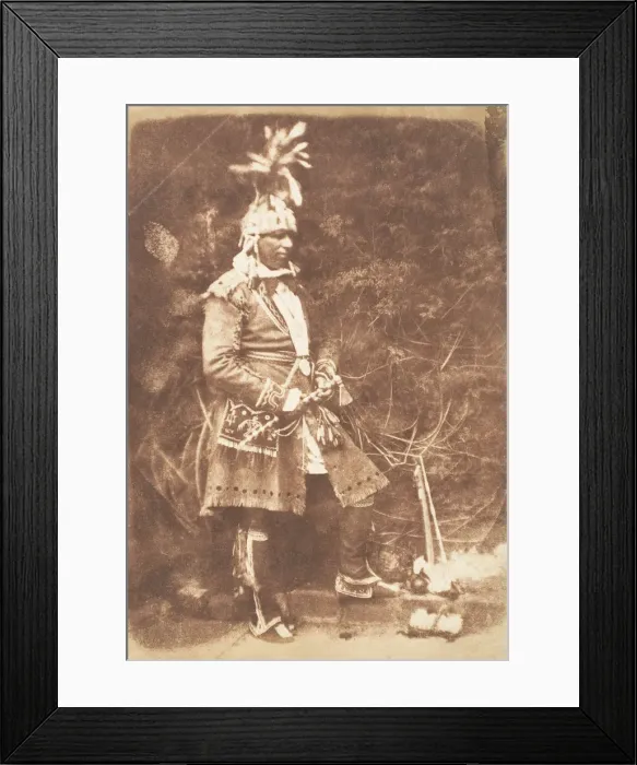 Framed Print : Kahkewaquonaby or Reverend Peter Jones, 1845. Creators: David Octavius Hill Framed Print : Kahkewaquonaby or Reverend Peter Jones, 1845. Creators: David Octavius Hill