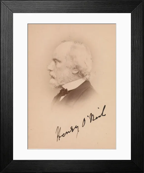 Framed Print : Henry O Neil, 1860s. Creator: John & Charles Watkins Framed Print : Henry O Neil, 1860s. Creator: John & Charles Watkins