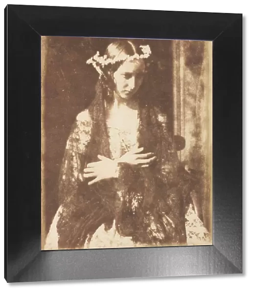 Miss Kemp as Ophelia, 1843-47. Creators: David Octavius Hill, Robert Adamson