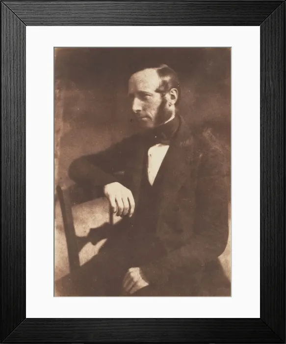Framed Print : [Man], 1843-47. Creators: David Octavius Hill, Robert Adamson, Hill & Adamson