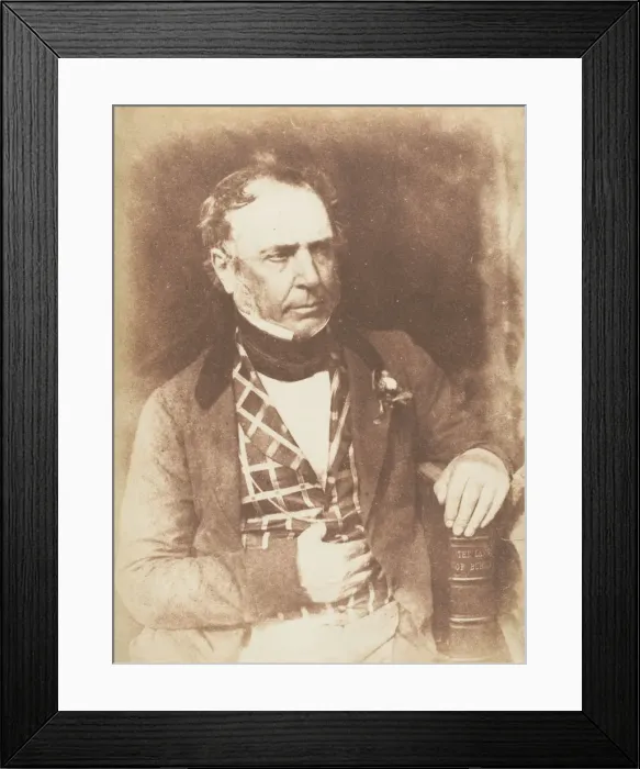 Framed Print : James Glencairn Burns, 1843-47. Creators: David Octavius Hill, Robert Adamson Framed Print : James Glencairn Burns, 1843-47. Creators: David Octavius Hill, Robert Adamson