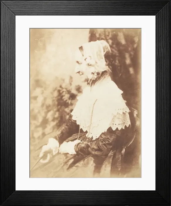 Framed Print : Mrs. Rigby, 1843-47. Creators: David Octavius Hill, Robert Adamson, Hill & Adamson Framed Print : Mrs. Rigby, 1843-47. Creators: David Octavius Hill, Robert Adamson, Hill & Adamson
