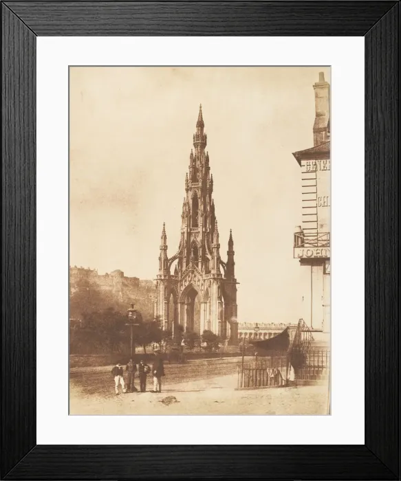 Framed Print : Edinburgh. The Scott Monument, 1843-47. Creators: David Octavius Hill, Robert Adamson Framed Print : Edinburgh. The Scott Monument, 1843-47. Creators: David Octavius Hill, Robert Adamson