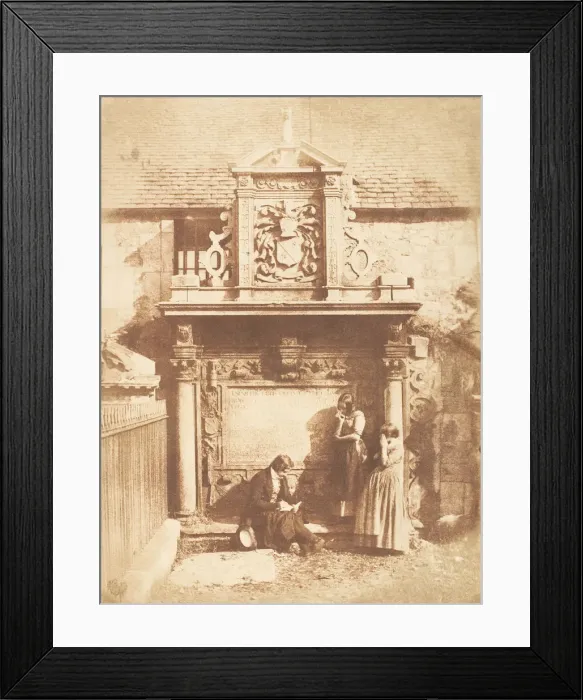 Framed Print : Edinburgh. Greyfriars Churchyard, 1843-47. Creators: David Octavius Hill, Robert Adamson Framed Print : Edinburgh. Greyfriars Churchyard, 1843-47. Creators: David Octavius Hill, Robert Adamson