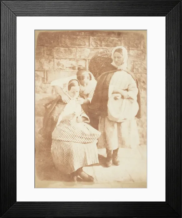 Framed Print : Newhaven Fishwives, 1843-47. Creators: David Octavius Hill, Robert Adamson Framed Print : Newhaven Fishwives, 1843-47. Creators: David Octavius Hill, Robert Adamson