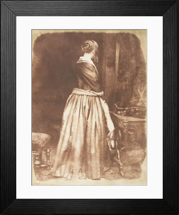 Framed Print : Mrs. Marian Murray, 1843-47. Creators: David Octavius Hill, Robert Adamson Framed Print : Mrs. Marian Murray, 1843-47. Creators: David Octavius Hill, Robert Adamson
