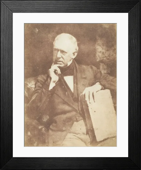 Framed Print : Alexander Thompson, 1843-47. Creators: David Octavius Hill, Robert Adamson Framed Print : Alexander Thompson, 1843-47. Creators: David Octavius Hill, Robert Adamson