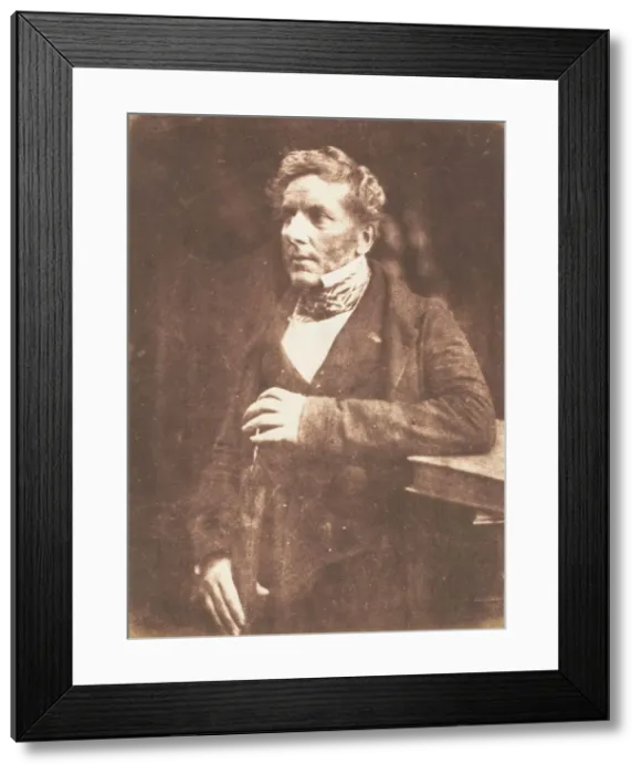 Framed Print : Hartcourt (Brother of Archbishop of York), 1843-47. Creators: David Octavius Hill Framed Print : Hartcourt (Brother of Archbishop of York), 1843-47. Creators: David Octavius Hill