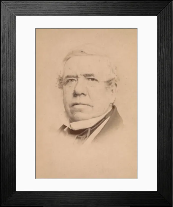 Framed Print : David Roberts, 1860s. Creator: John & Charles Watkins Framed Print : David Roberts, 1860s. Creator: John & Charles Watkins
