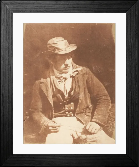 Framed Print : Newhaven Fisherman, 1843-47. Creators: David Octavius Hill, Robert Adamson Framed Print : Newhaven Fisherman, 1843-47. Creators: David Octavius Hill, Robert Adamson