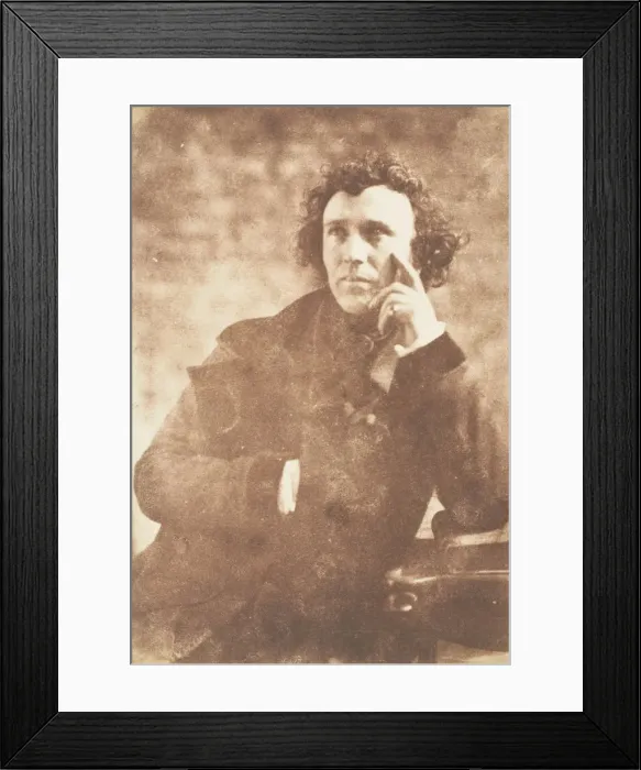 Framed Print : Sir John Robert Steell, 1843-47. Creators: David Octavius Hill, Robert Adamson Framed Print : Sir John Robert Steell, 1843-47. Creators: David Octavius Hill, Robert Adamson