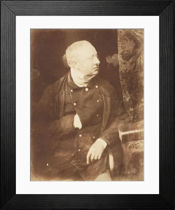 Framed Print : Earl of Rosemore, 1843-47. Creators: David Octavius Hill, Robert Adamson Framed Print : Earl of Rosemore, 1843-47. Creators: David Octavius Hill, Robert Adamson
