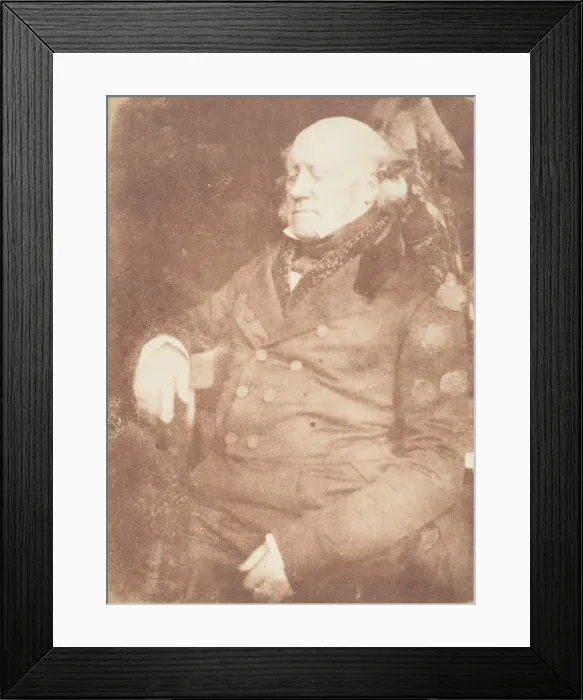 Framed Print : [Unidentified Man], 1843-47. Creators: David Octavius Hill, Robert Adamson