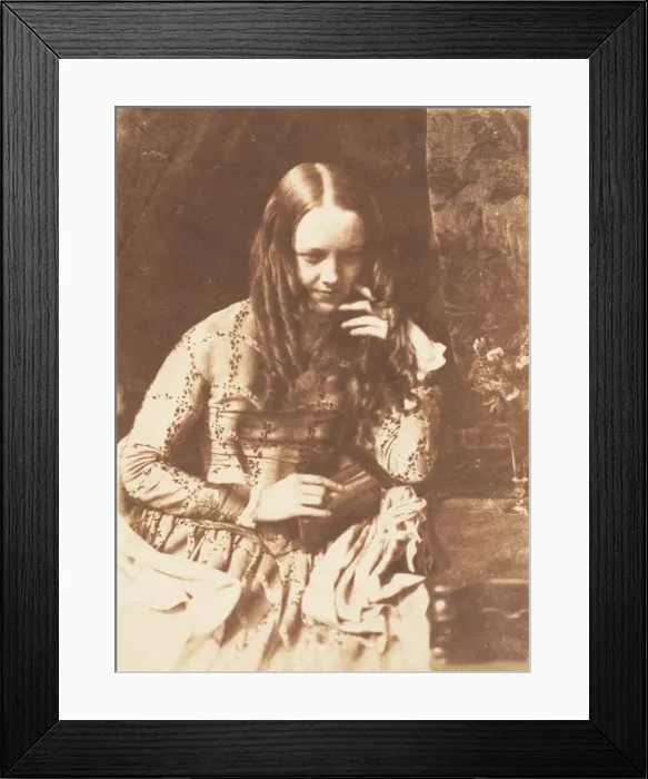 Framed Print : Miss Munro, 1843-47. Creators: David Octavius Hill, Robert Adamson, Hill & Adamson Framed Print : Miss Munro, 1843-47. Creators: David Octavius Hill, Robert Adamson, Hill & Adamson