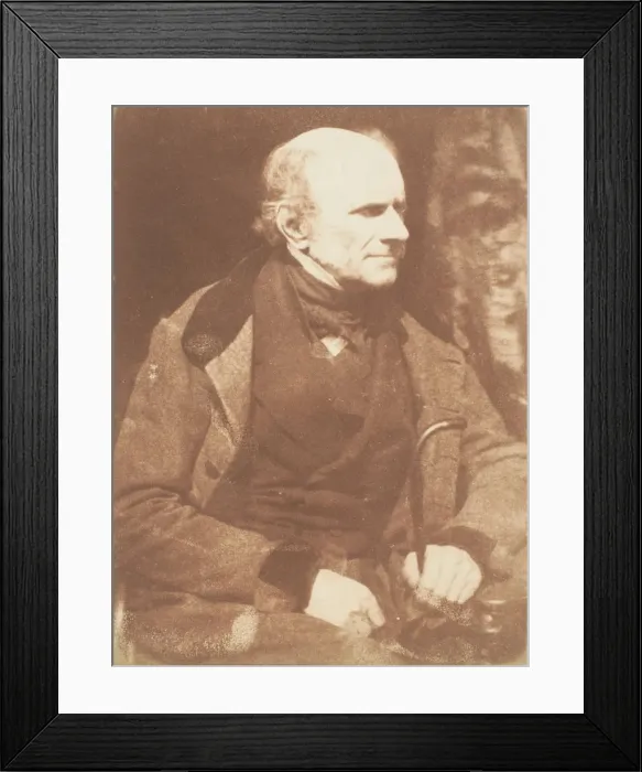 Framed Print : Scott (of Peel), 1843-47. Creators: David Octavius Hill, Robert Adamson Framed Print : Scott (of Peel), 1843-47. Creators: David Octavius Hill, Robert Adamson