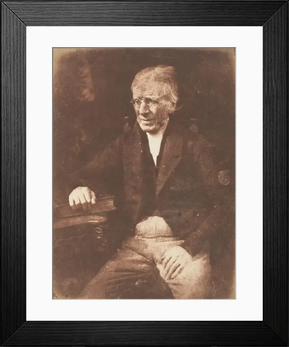 Framed Print : William Scott Moncrieff, 1843-47. Creators: David Octavius Hill, Robert Adamson Framed Print : William Scott Moncrieff, 1843-47. Creators: David Octavius Hill, Robert Adamson