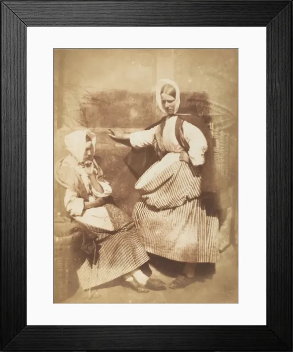 Framed Print : Newhaven Fishwives, 1843-47. Creators: David Octavius Hill, Robert Adamson Framed Print : Newhaven Fishwives, 1843-47. Creators: David Octavius Hill, Robert Adamson