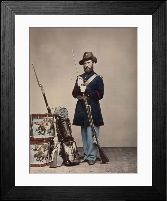 Framed Print : Ordnance, Private, 1866. Creator: Attributed to Oliver H. Willard Framed Print : Ordnance, Private, 1866. Creator: Attributed to Oliver H. Willard