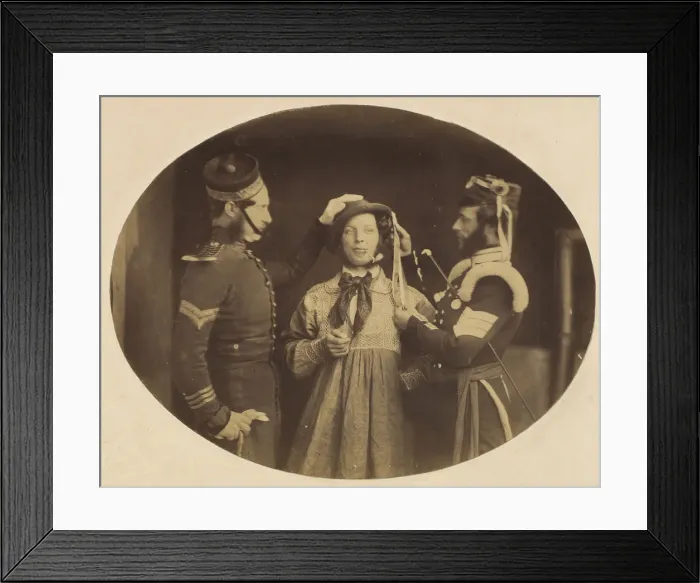 Framed Print : His Countrys Hope, 1855. Creator: Oscar Gustav Rejlander Framed Print : His Countrys Hope, 1855. Creator: Oscar Gustav Rejlander