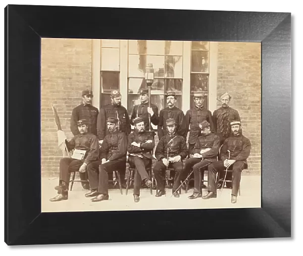 Officers at the School of Military Engineering, Chatham, 1850s