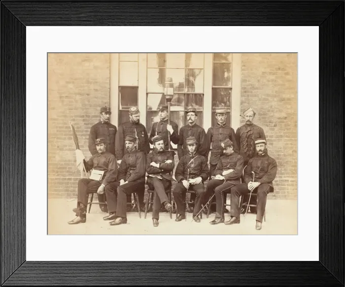 Framed Print : Officers at the School of Military Engineering, Chatham, 1850s Framed Print : Officers at the School of Military Engineering, Chatham, 1850s