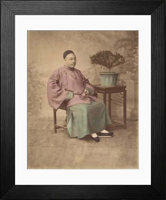 Framed Print : Negociant, 1870s. Creator: Baron Raimund von Stillfried Framed Print : Negociant, 1870s. Creator: Baron Raimund von Stillfried